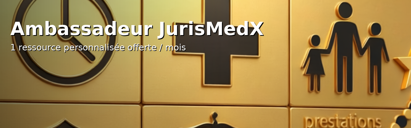 Ambassadeur JurisMedX — 1 ressource personnalisée offerte par mois